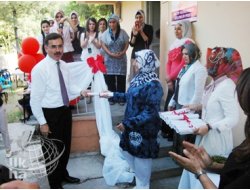 Kadın Kursiyerlere Sertifika