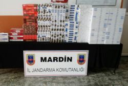 Mardin’de kaçak sigara yakalandı