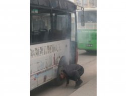 Batman’da dumanların yükseldiği otobüs paniğe neden oldu