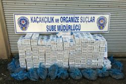 Batman’da 20 bin paket kaçak sigara ele geçirildi