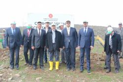 Bingöl Valisi ve Belediye Başkanı fidan dikti