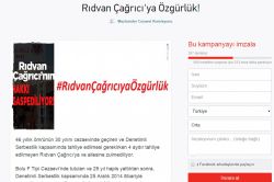 Rıdvan Çağrıcı için imza kampanyası başlatıldı