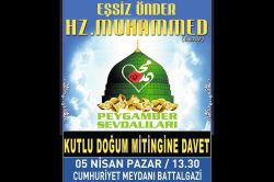 Battalgazi ilçesi Kutlu Doğum etkinliğine hazır