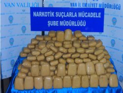 Van'da 224 kilogram  eroin ele geçirildi