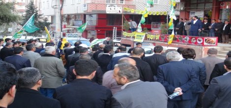 HÜDAPAR Mardin adayına görkemli karşılama