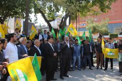 Adana Bağımsız Milletvekili adayı Salih Demir coşku ile karşılandı