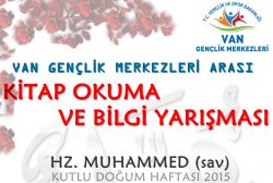 Van'da ödüllü kitap okuma ve bilgi yarışması