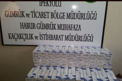Habur sınır kapısında kaçak sigara ele geçirildi