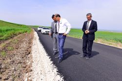 İl Özel İdaresi yol yapım çalışmalarını inceledi