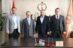 Aksaray Üniversitesi Rektörü Mustafa Acar, STK’ları ziyaret etti