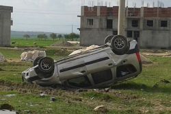 Ergani’de aşırı hız trafik kazasına neden oldu: 1 yaralı