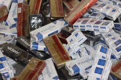 Gaziantep’te 230 bin paket kaçak sigara ele geçirildi