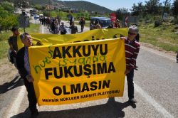Mersin'de nükleer santral karşıtı eylem foto video