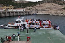 Gaziantep Zeugma-Rumkale hattına yeni feribotlar alındı