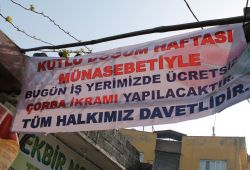 Peygamber sevdalısı Siirt esnafından örnek davranış video