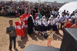 Viranşehir çadır kentte kutlu doğum etkinliği düzenlendi