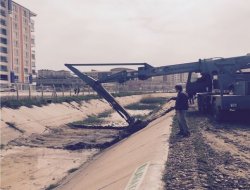 Batman'da sulama kanalının temizlik çalışmaları başladı