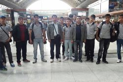 Batmanlı öğrenciler staj için İtalya’ya gitti