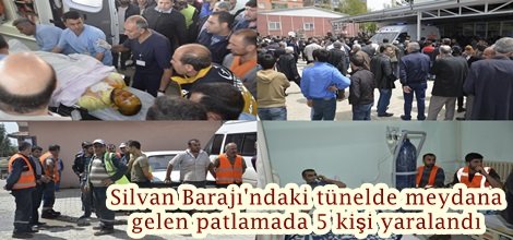 Baraj tünelindeki patlama