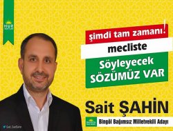 ‘Hür Aday’ Şahin, birinci sırada