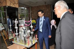 Batmanlı öğrencilerden resimlerle hadis ve maket sergisi