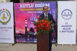 Gaziantep Anadolu Lisesinde kutlu doğum programı 2015