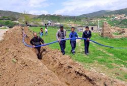Batman’ın köylerine içme suyu isale hattı foto