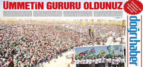 ÜMMETİN GURURU OLDUNUZ