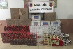 Mardin’de kaçak sigara ele geçirildi