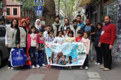 Kocaeli İHH’dan Suriyeli yetimlere yardım