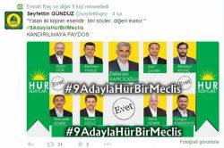 Hür adaylara sosyal medyada destek artıyor