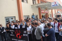 Batman’da sağlık çalışanlarına yapılan saldırı kınandı