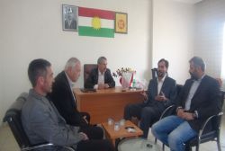 Mardin’in Hür Adayı Mahmut Kılınç Platforma Demokraten Kurd’i ziyaret etti foto