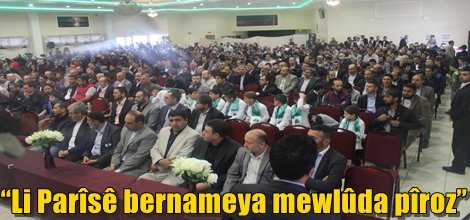 “Li Parîsê bernameya mewlûda pîroz”