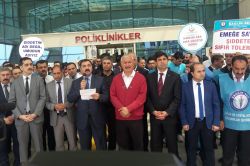 Siirt’e sağlık çalışanlarına yönelik şiddet kınandı