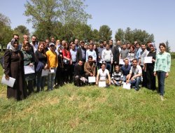 Şanlıurfa'da tarım danışmanlarına uygulamalı pamuk yetiştiriciliği eğitimi