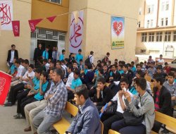 Şanlıurfa'da Liseli öğrencilerden Kutlu Doğum etkinliği