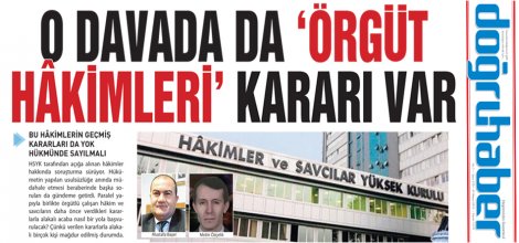 O davada da ‘Örgüt Hâkimleri' kararı var