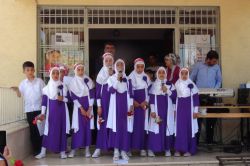 Çermikli minik öğrencilerden Kutlu Doğum etkinliği