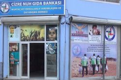 Cizre Nuh Gıda Bankası 120 aileye yardım ulaştırdı