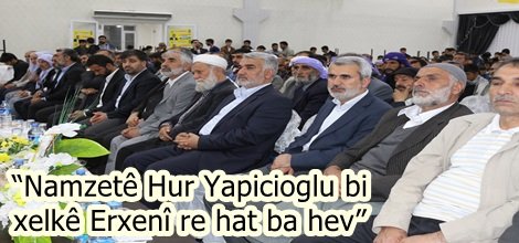 “Namzetê Hur Yapicioglu bi xelkê Erxenî re hat ba hev”
