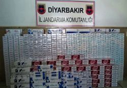 Diyarbakır’da kaçak sigara ele geçirildi