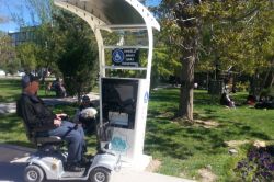 Aksaray’da engelliler için  araç şarj istasyonu kuruldu