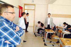 Fen olimpiyatları sınavına 26 okul katıldı