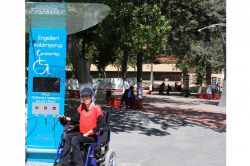 Gaziantep’te engelliler için akü istasyonları kuruldu