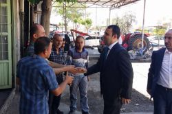 Kaymakam sanayi sitesi esnafını ziyaret etti