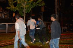 Pop konserinde olaylar çıktı