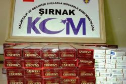 Şırnak’ta 38 bin kaçak sigara ele geçirildi