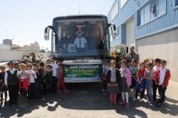 Gaziantep’te öğrenciler MÖP tesisini gezdi