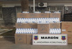 Mardin’de kaçak sigara ele geçirildi